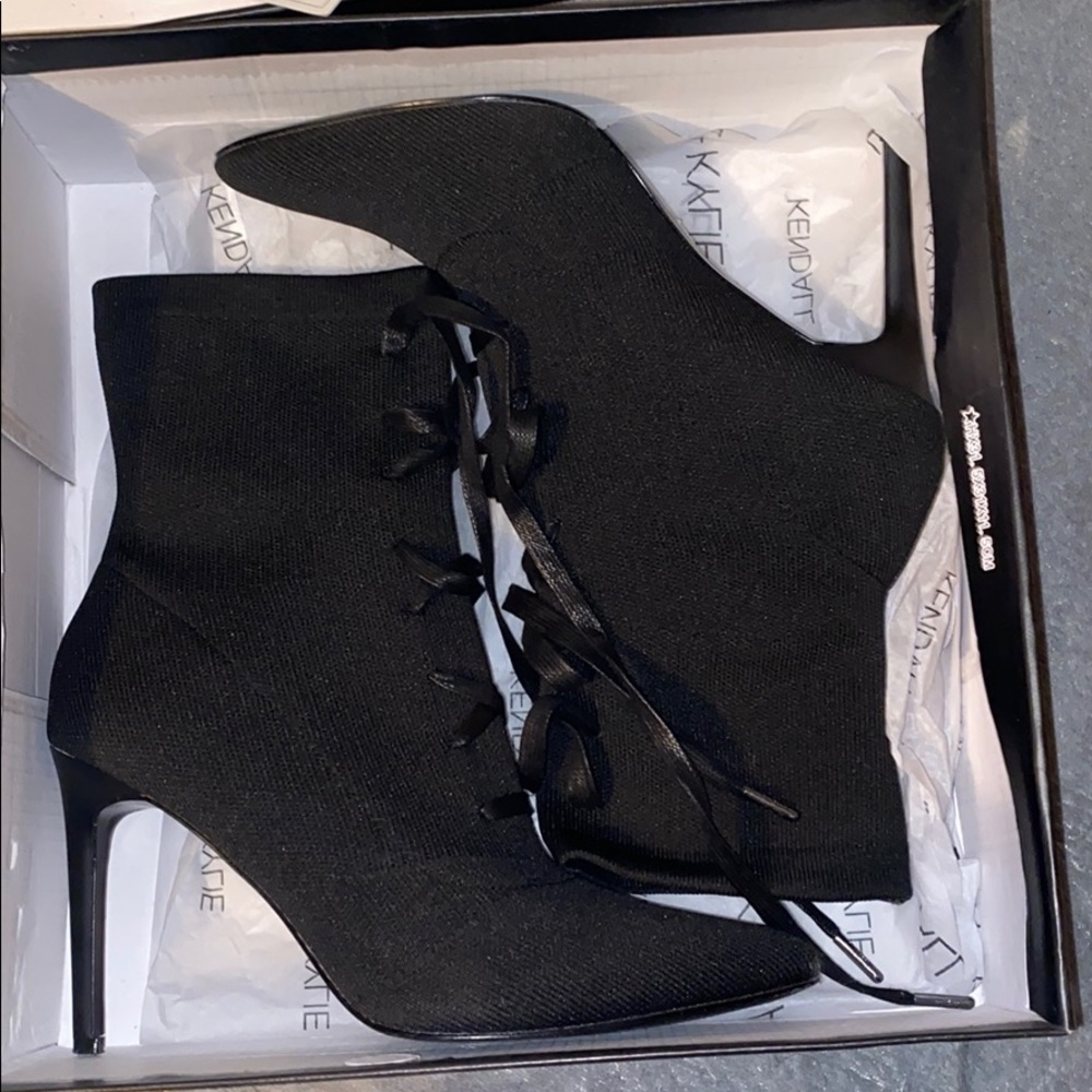 Lace-up Booties